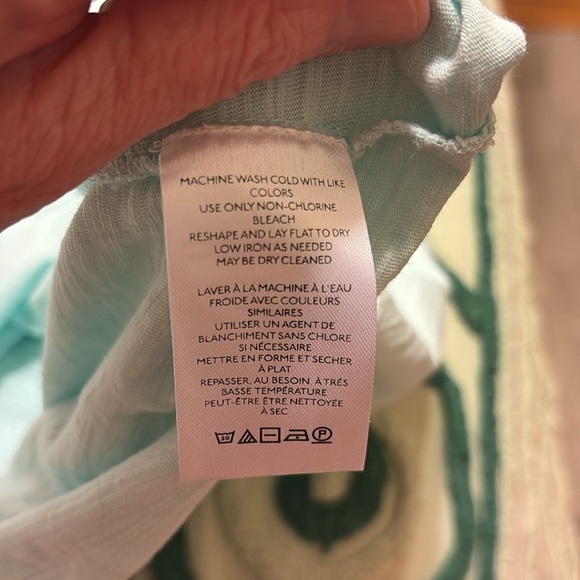 Pilcro Light Blue Relaxed Short Sleeve T-Shirt.  Size XL - Picture 7 of 8